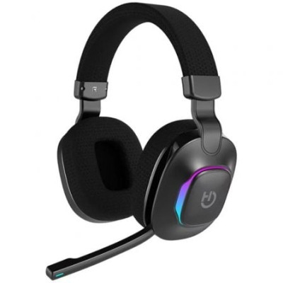 Auriculares Gaming Inalámbricos con Micrófono Hiditec Vortex ARGB/ Jack 3.5/ Bluetooth/ Negros | Auriculares y Micrófonos