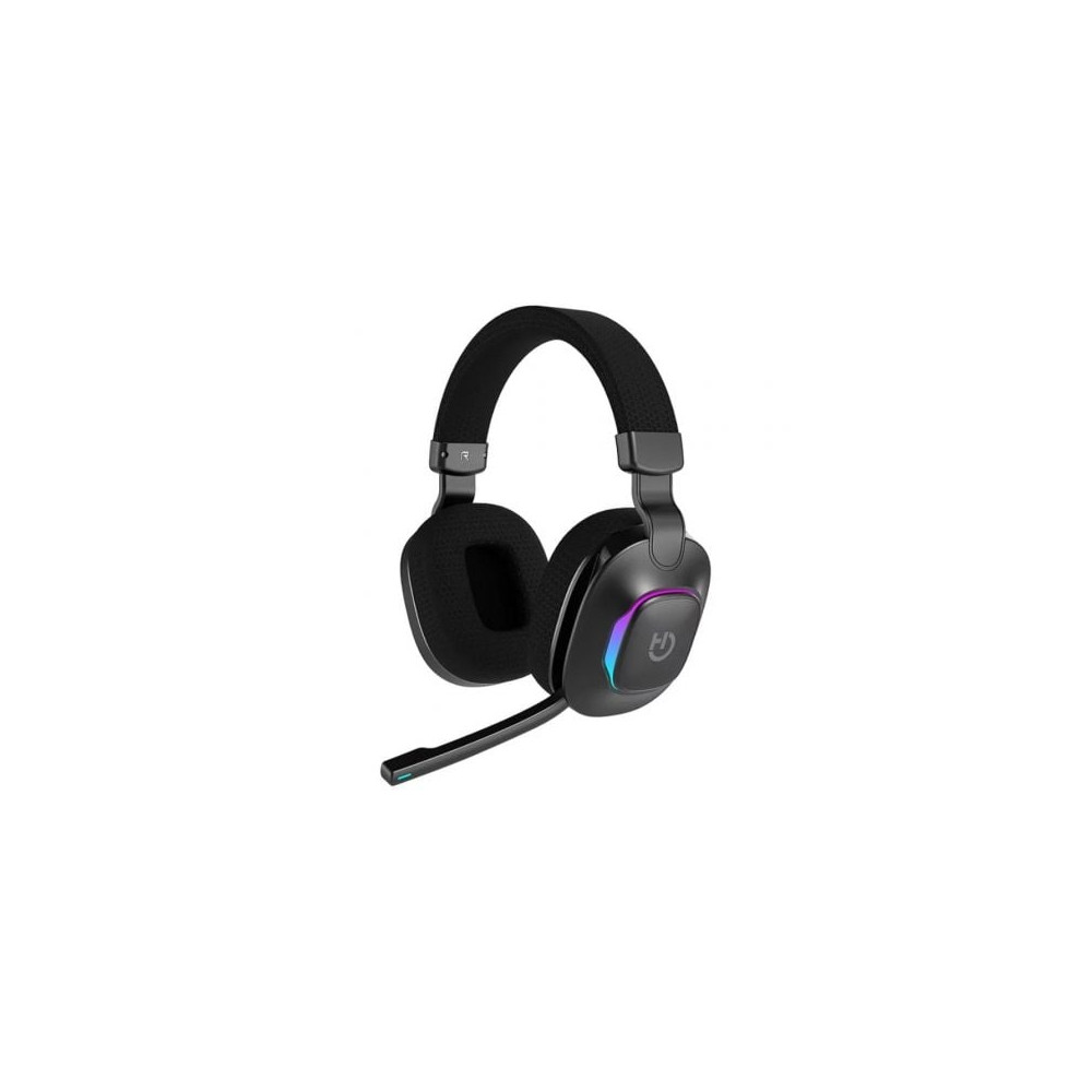 Auriculares Gaming Inalámbricos con Micrófono Hiditec Vortex ARGB/ Jack 3.5/ Bluetooth/ Negros | Auriculares y Micrófonos