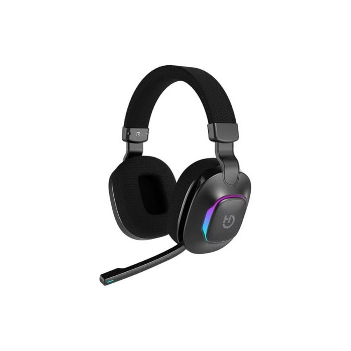 Auriculares Gaming Inalámbricos con Micrófono Hiditec Vortex ARGB/ Jack 3.5/ Bluetooth/ Negros | Auriculares y Micrófonos