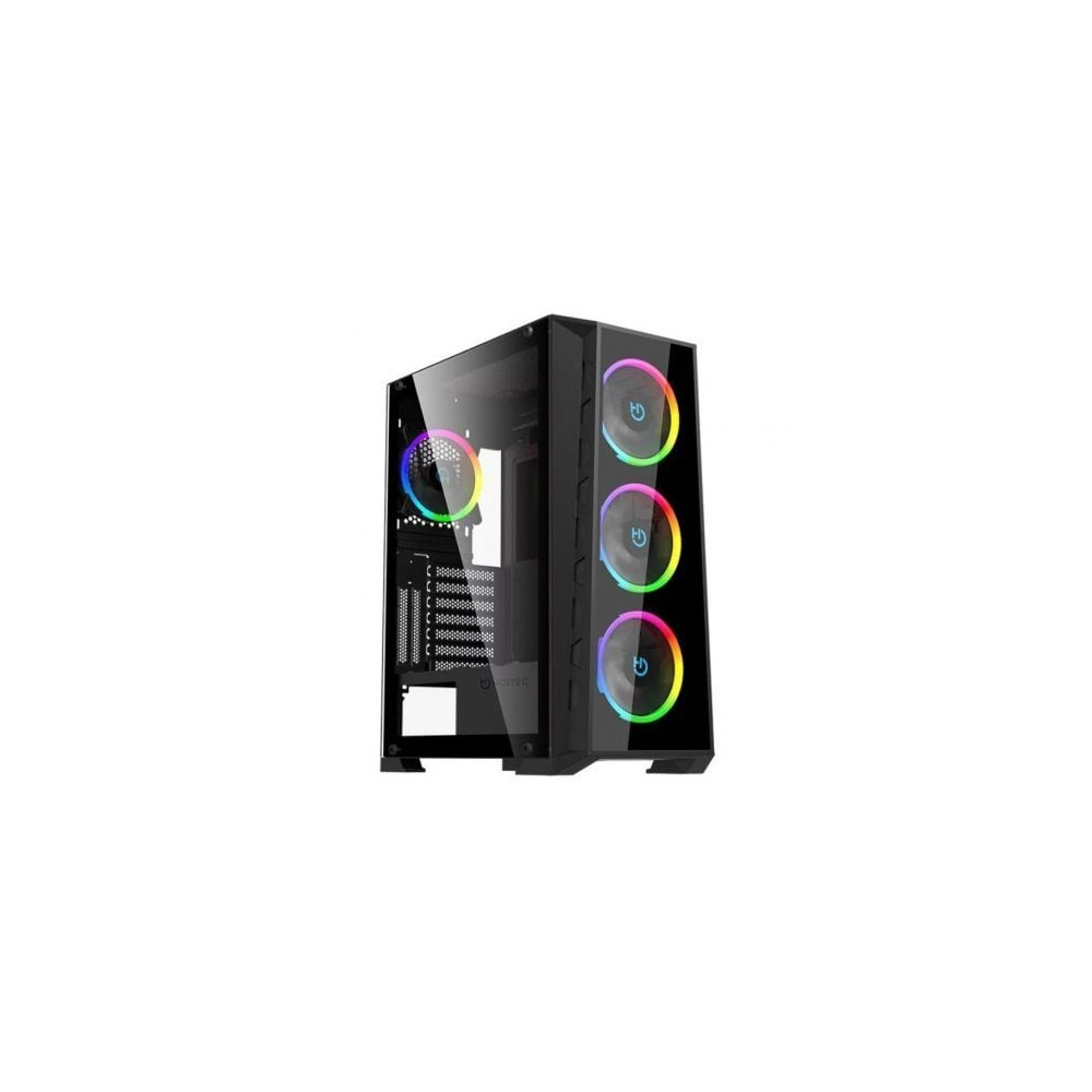 Caja Gaming Semitorre Hiditec MH12 GLASS | Cajas ATX