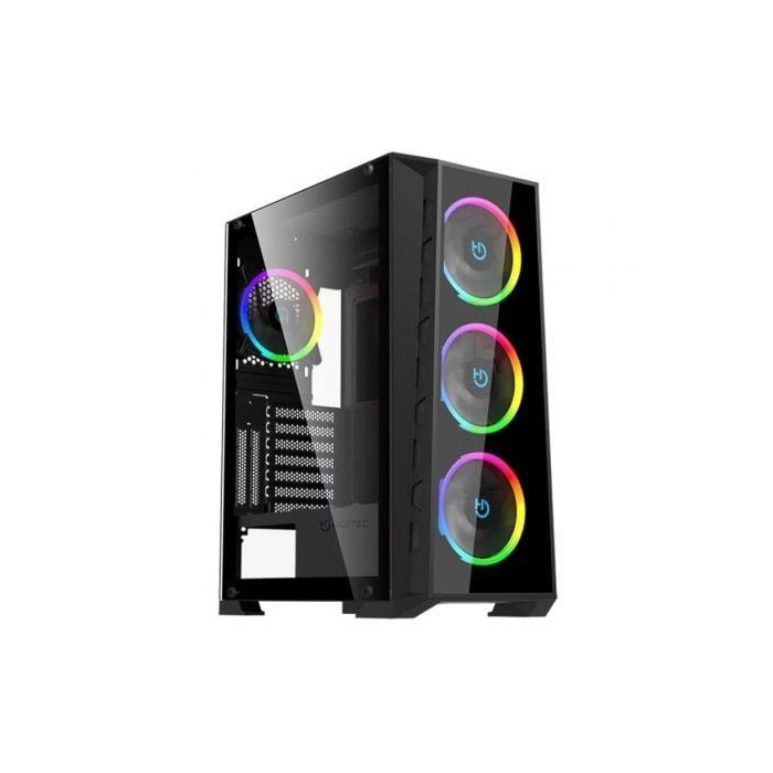 Caja Gaming Semitorre Hiditec MH12 GLASS | Cajas ATX