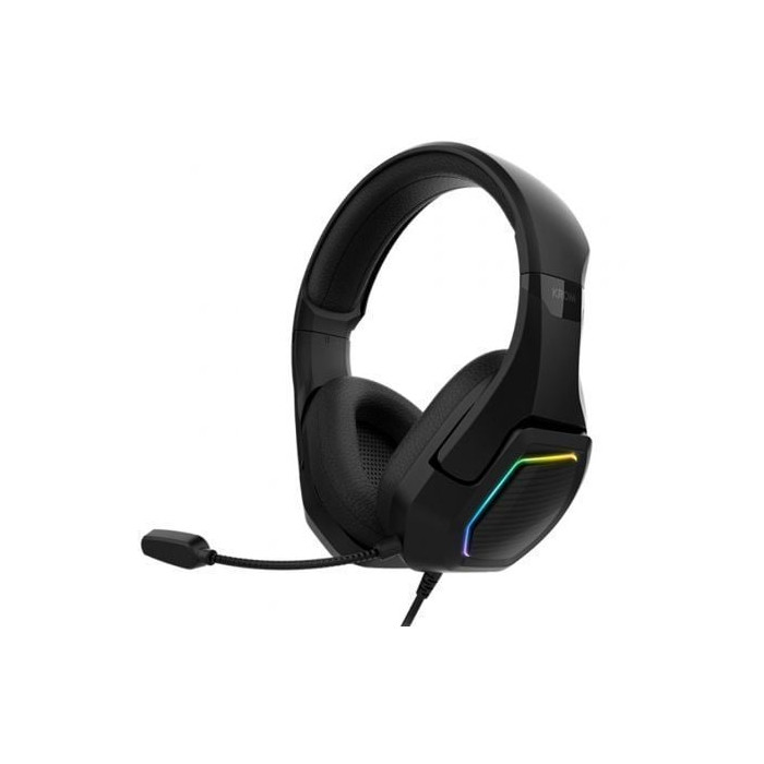 Auriculares Gaming con Micrófono Krom Kopa 7.1/ USB 2.0/ Negros | Auriculares y Micrófonos