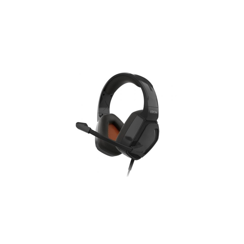 Auriculares Gaming con Micrófono Krom Kopa Pro/ Jack 3.5/ Negros | Auriculares y Micrófonos