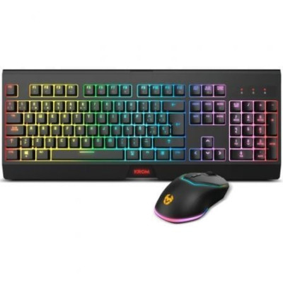 Pack Gaming Krom Kabala/ Teclado + Ratón Inalámbricos | Kits Completos