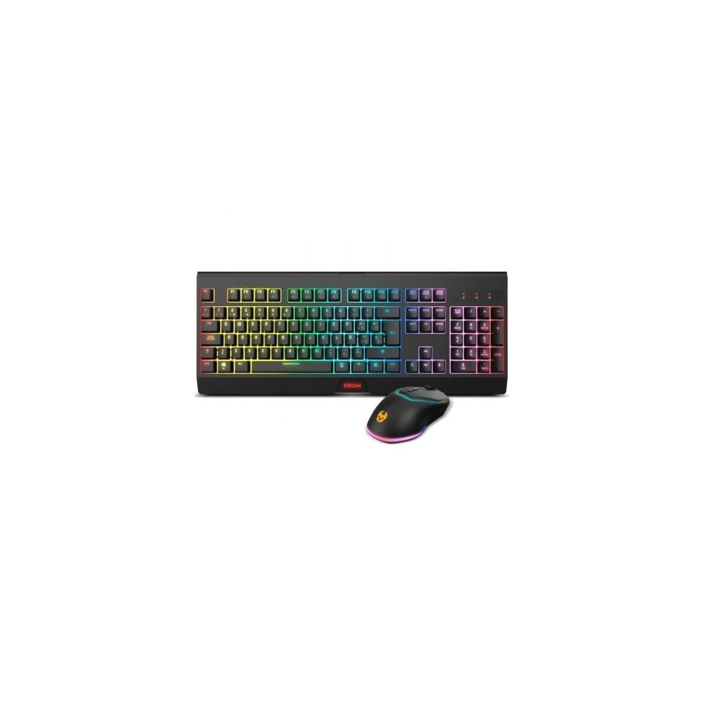 Pack Gaming Krom Kabala/ Teclado + Ratón Inalámbricos | Kits Completos