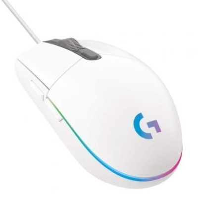 Ratón Gaming Logitech G102 Lightsync/ Hasta 8000 DPI/ Blanco | Ratones Gaming