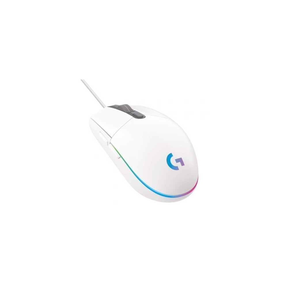 Ratón Gaming Logitech G102 Lightsync/ Hasta 8000 DPI/ Blanco | Ratones Gaming