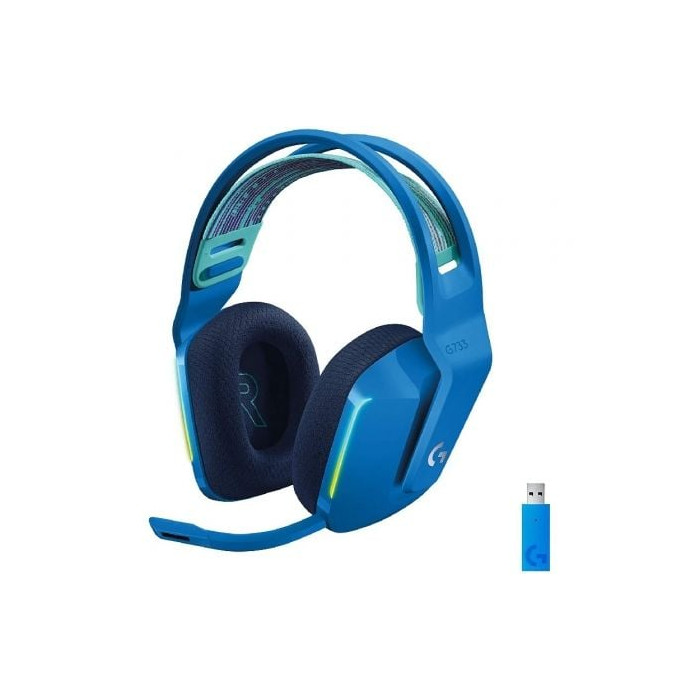 Auriculares Gaming Inalámbricos con Micrófono Logitech G733/ Azules | Auriculares y Micrófonos