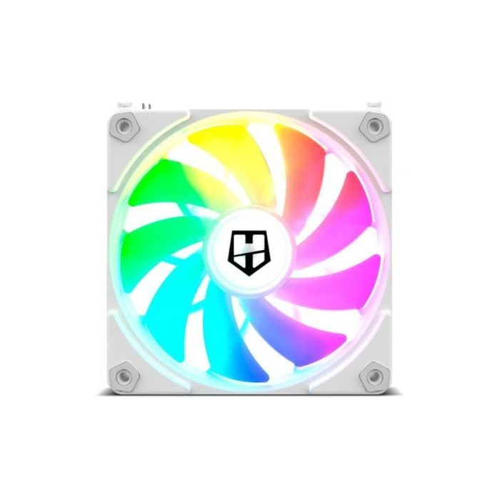 Ventilador Nox Easy Link/ ARGB/ 12cm/ Blanco | Ventiladores