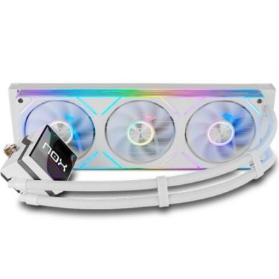 Sistema de Refrigeración Líquida Nox M-360 LCD/ Blanco | Ventiladores