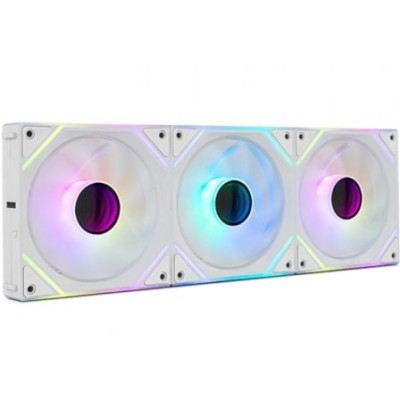 Pack 3 Ventiladores Nox Pro Link/ ARGB/ 12cm/ Blancos | Ventiladores