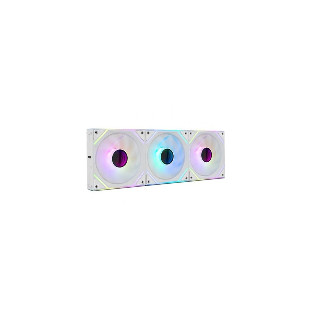 Pack 3 Ventiladores Nox Pro Link/ ARGB/ 12cm/ Blancos | Ventiladores