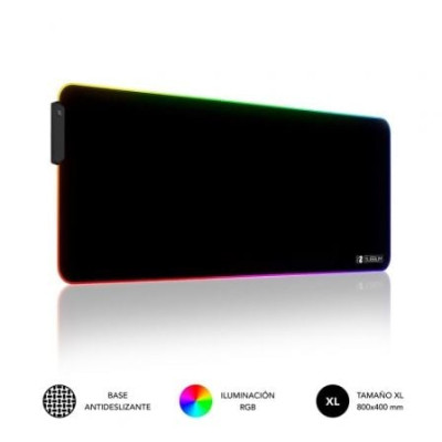 Alfombrilla Subblim MP-02RGB01 LED RGB XL/ 800 x 300 x 4 mm | Alfombrillas