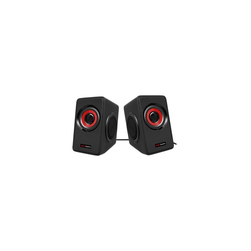 Altavoces Mars Gaming MS1/ 10W/ 2.0/ Rojos | Altavoces