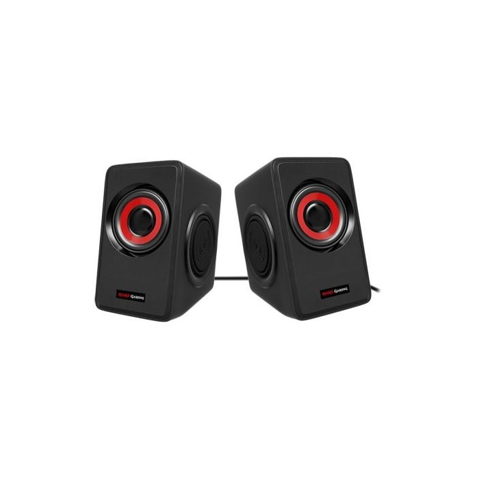 Altavoces Mars Gaming MS1/ 10W/ 2.0/ Rojos | Altavoces