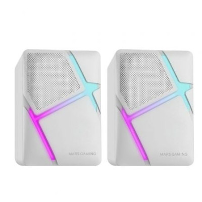 Altavoces Mars Gaming MS-H/ 10W/ 2.0/ Blancos | Altavoces