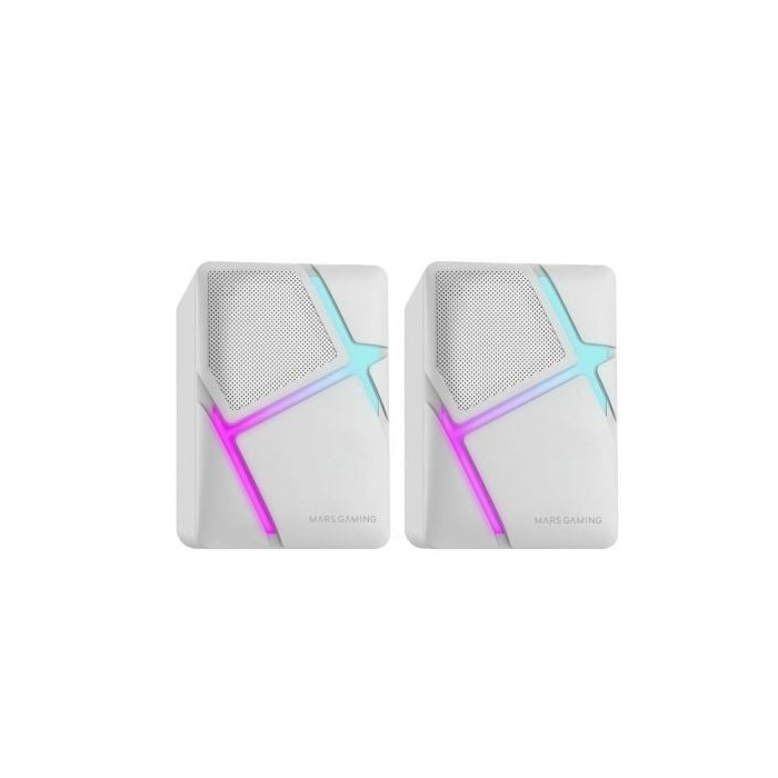 Altavoces Mars Gaming MS-H/ 10W/ 2.0/ Blancos | Altavoces