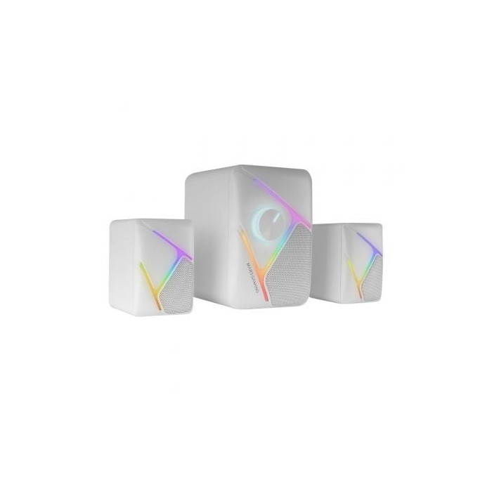 Altavoces Mars Gaming MS-H21/ 35W/ 2.1/ Blancos | Altavoces
