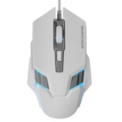 Ratón Gaming Mars Gaming MM024/ Hasta 4000 DPI/ Blanco | Ratones Gaming