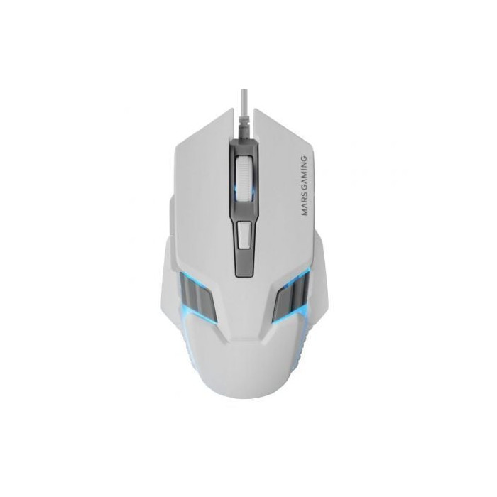 Ratón Gaming Mars Gaming MM024/ Hasta 4000 DPI/ Blanco | Ratones Gaming