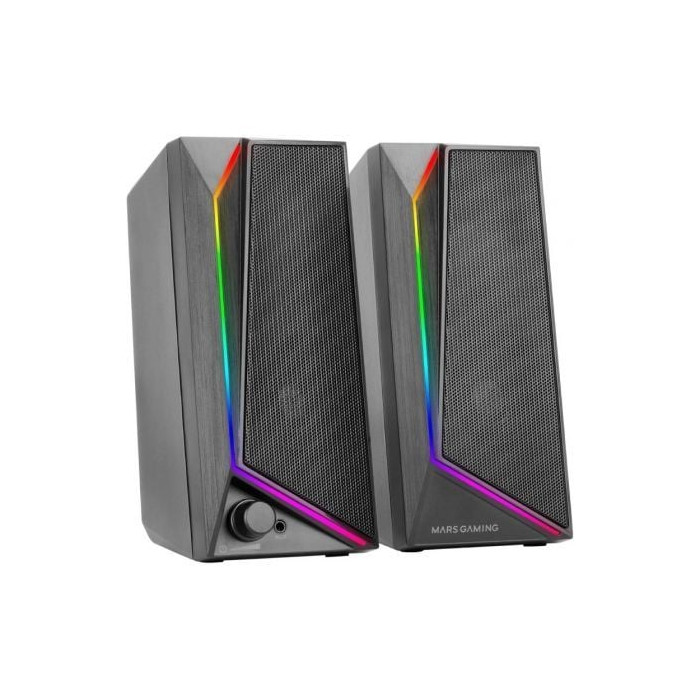 Altavoces Mars Gaming MS72/ 15W/ 2.0/ Negros | Altavoces