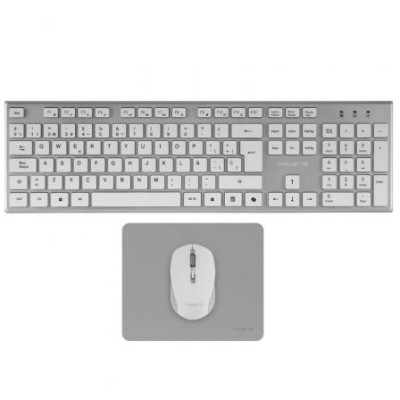 Pack Gaming Tacens ZENITH/ Teclado Inalámbrico + Ratón Inalámbrico + Alfombrilla | Kits Completos
