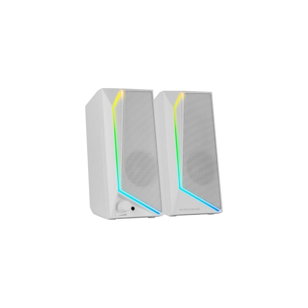 Altavoces Mars Gaming MS72/ 15W/ 2.0/ Blancos | Altavoces