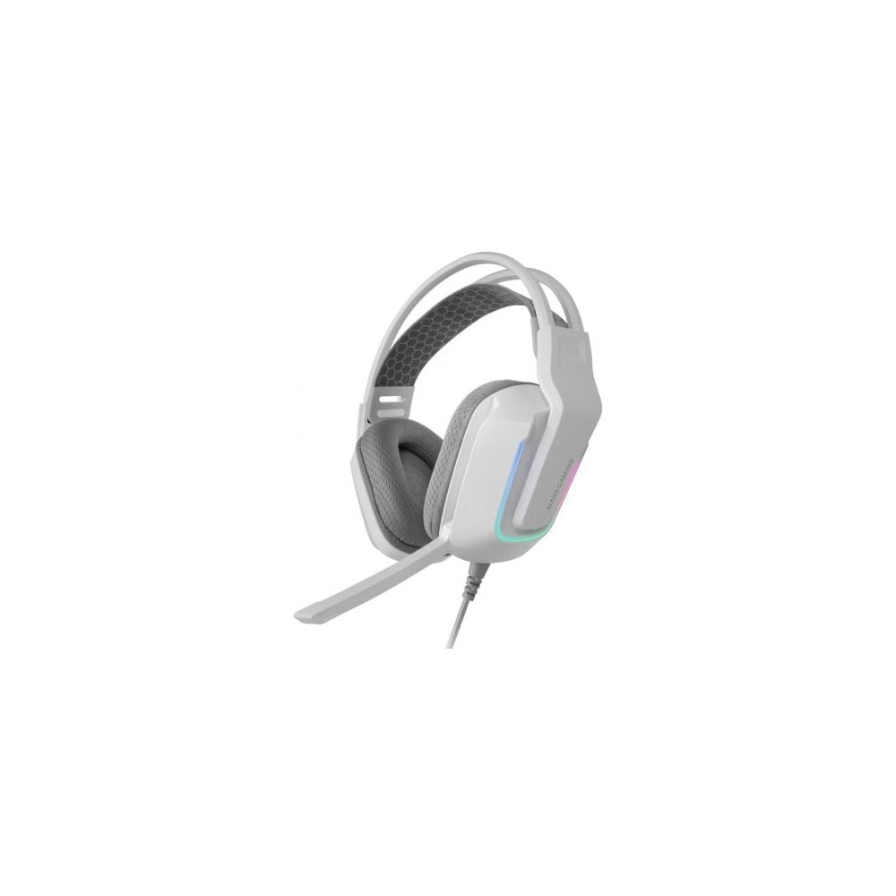 Auriculares Gaming con Micrófono Mars Gaming MH-Strike/ Jack 3.5/ USB/ Blancos | Auriculares y Micrófonos