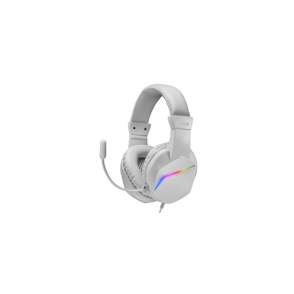 Auriculares Gaming con Micrófono Mars Gaming MH122/ Jack 3.5/ Blancos | Auriculares y Micrófonos
