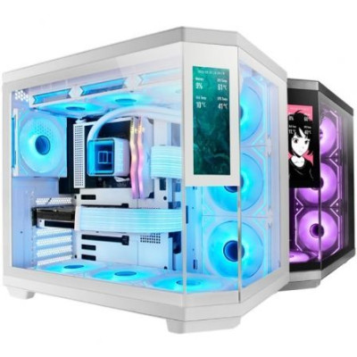 Caja Gaming Semitorre Mars Gaming MC-3TCORELCD/ Blanca | Cajas ATX