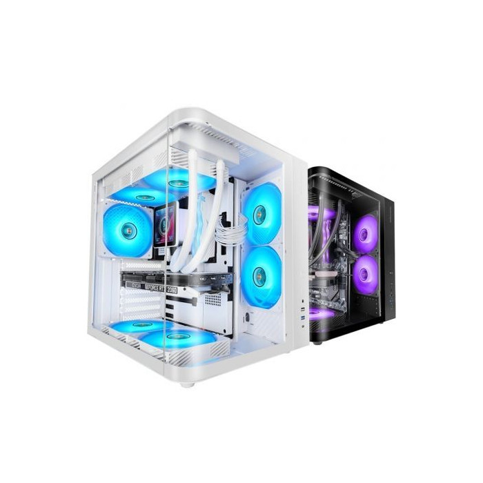 Caja Gaming Semitorre Mars Gaming MC-CURV/ Blanca | Cajas ATX