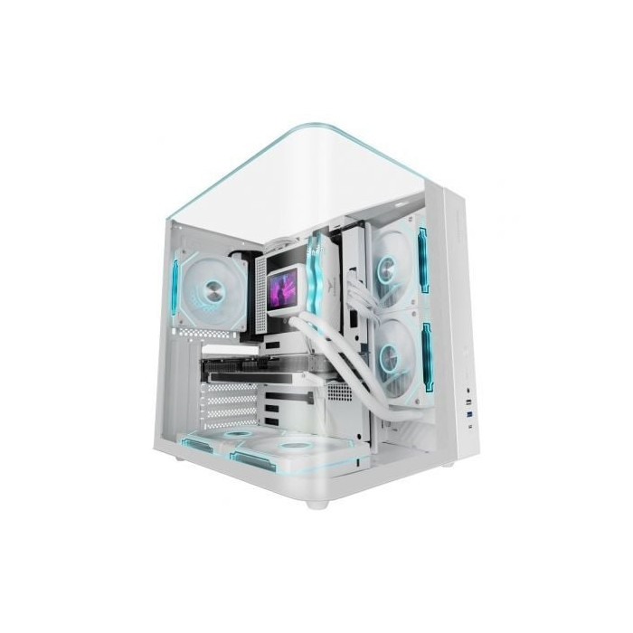 Caja Gaming Semitorre Mars Gaming MC-INFINIOLITE/ Blanca | Cajas ATX