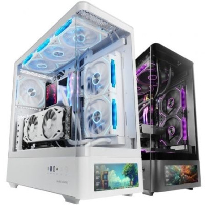 Caja Gaming Semitorre Mars Gaming MC-LCDPRO/ Blanca | Cajas ATX