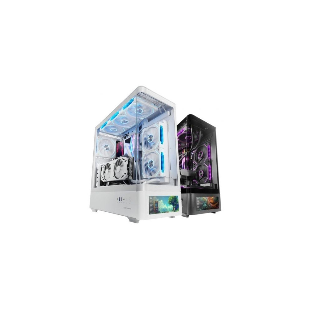 Caja Gaming Semitorre Mars Gaming MC-LCDPRO/ Blanca | Cajas ATX