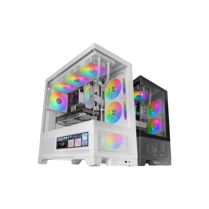Caja Gaming Semitorre Mars Gaming MC-LCDX/ Blanca | Cajas ATX