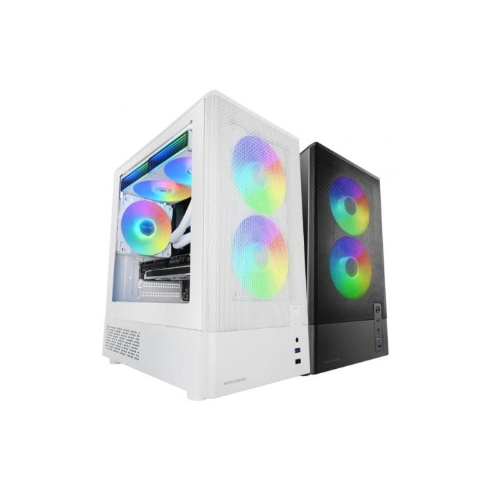 Caja Gaming Minitorre Mars Gaming MC-ONYX/ Blanca | Cajas ATX