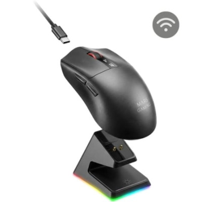 Ratón Gaming Mars Gaming MMW-Elite/ Batería Recargable/ Hasta 20000 DPI | Ratones Gaming