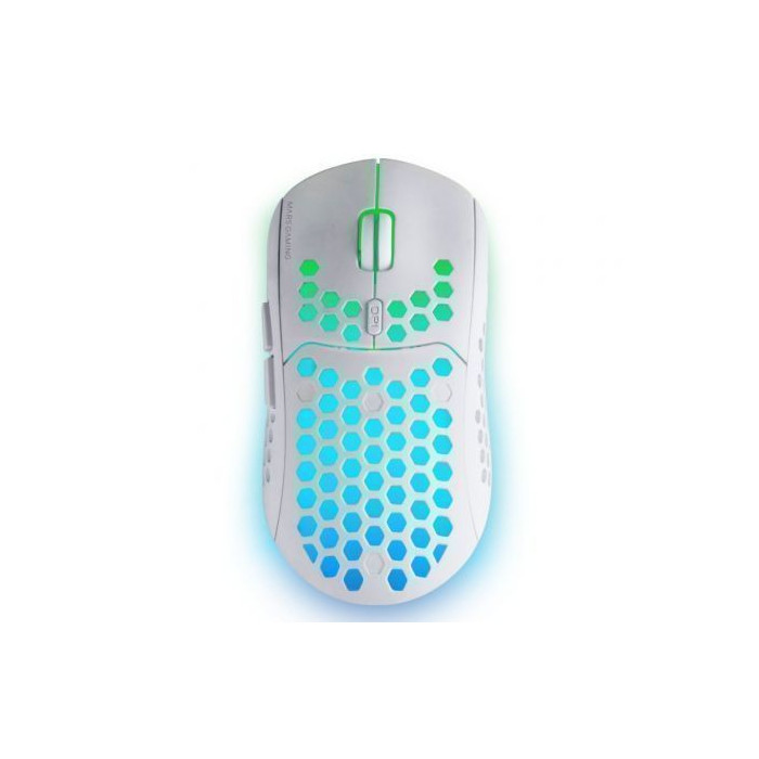 Ratón Gaming Inalámbrico Mars Gaming MMW3W/ Batería recargable/ Hasta 3200 DPI/ Blanco | Ratones Gaming