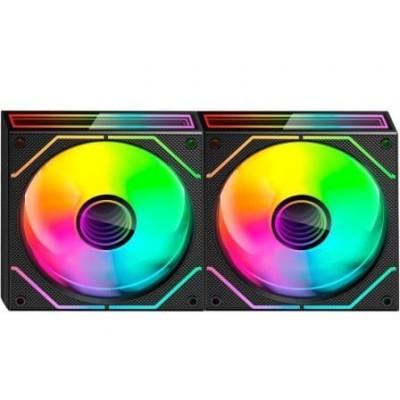 Pack 2 Ventiladores Mars Gaming MF-3DPROX2R/ 12cm/ ARGB | Ventiladores