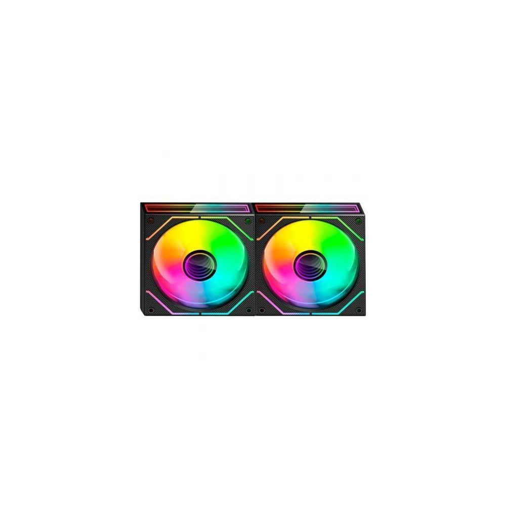 Pack 2 Ventiladores Mars Gaming MF-3DPROX2R/ 12cm/ ARGB | Ventiladores