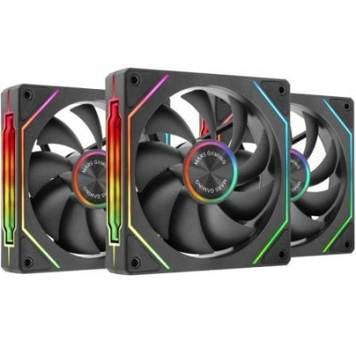 Pack 3 Ventiladores Mars Gaming MF-LINKFINITYKIT2/ 12cm/ ARGB | Ventiladores