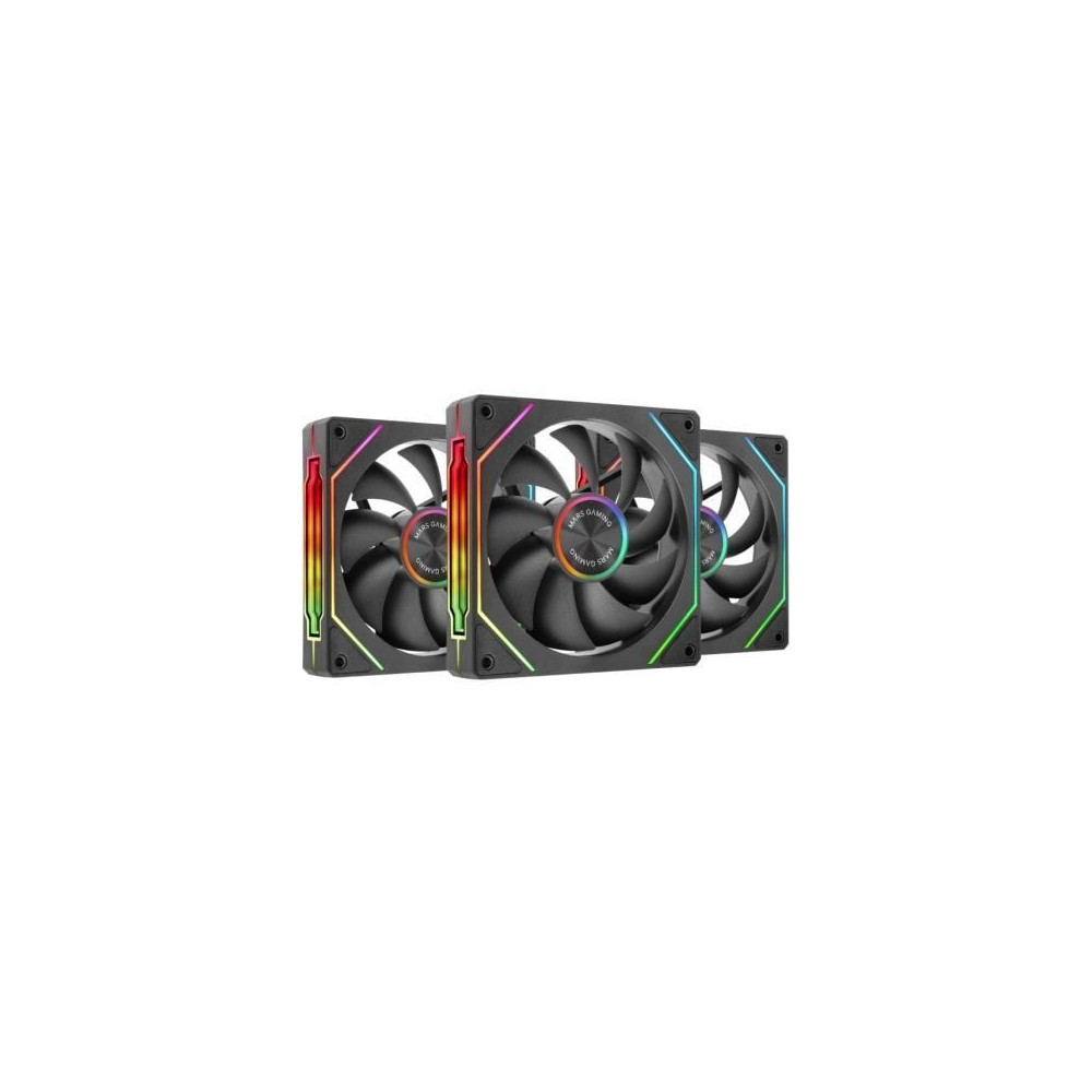 Pack 3 Ventiladores Mars Gaming MF-LINKFINITYKIT2/ 12cm/ ARGB | Ventiladores