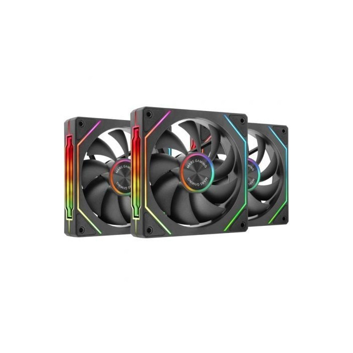 Pack 3 Ventiladores Mars Gaming MF-LINKFINITYKIT2/ 12cm/ ARGB | Ventiladores