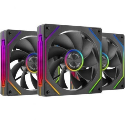 Pack 3 Ventiladores Invertidos Mars Gaming MF-LINKFINITYKIT2R/ 12cm/ ARGB | Ventiladores
