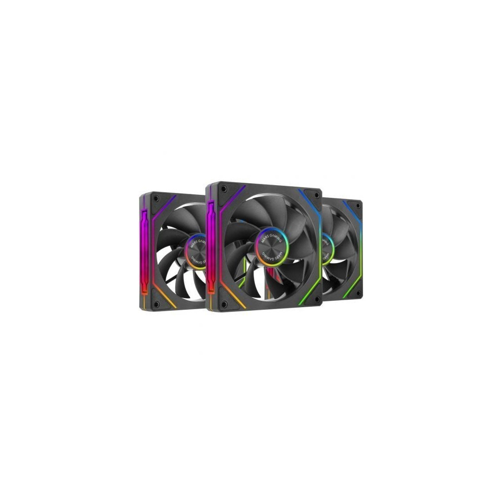 Pack 3 Ventiladores Invertidos Mars Gaming MF-LINKFINITYKIT2R/ 12cm/ ARGB | Ventiladores