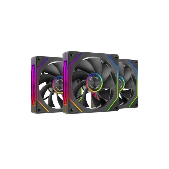 Pack 3 Ventiladores Invertidos Mars Gaming MF-LINKFINITYKIT2R/ 12cm/ ARGB | Ventiladores
