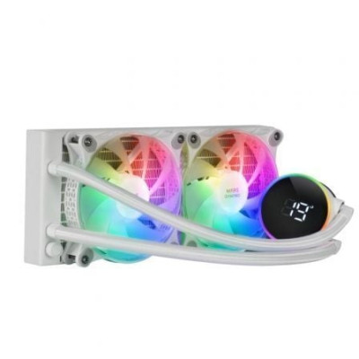 Sistema de Refrigeración Líquida Mars Gaming ML-LCD240/ Blanco | Ventiladores