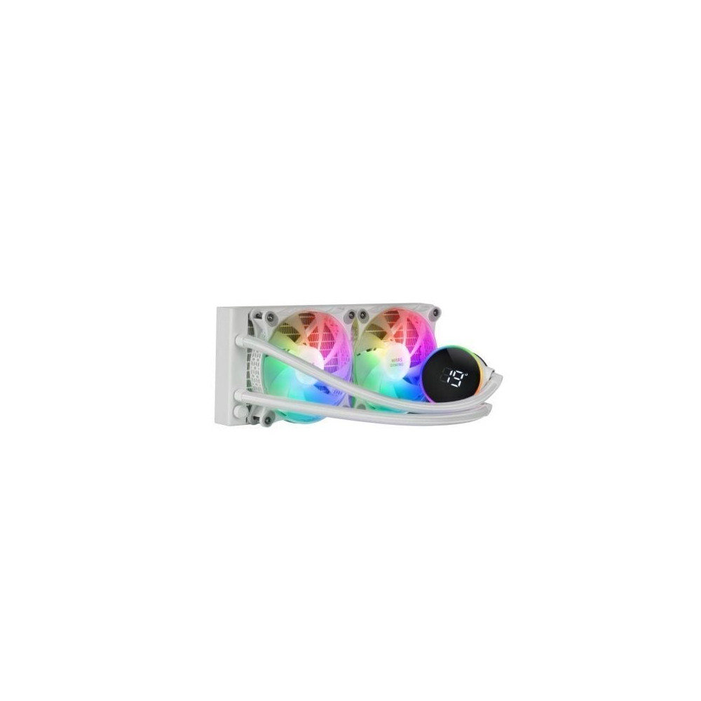 Sistema de Refrigeración Líquida Mars Gaming ML-LCD240/ Blanco | Ventiladores