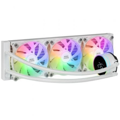 Sistema de Refrigeración Líquida Mars Gaming ML-LCD360/ Blanca | Ventiladores