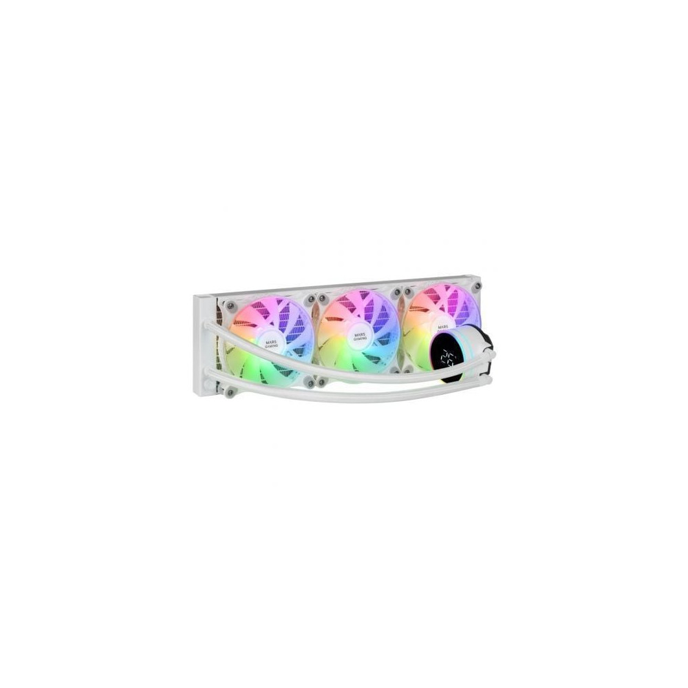 Sistema de Refrigeración Líquida Mars Gaming ML-LCD360/ Blanca | Ventiladores